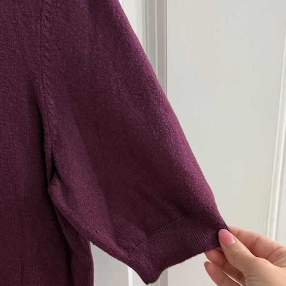 Ann Taylor Purple Turtleneck Sweater - Picture 2 of 5